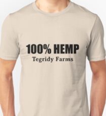 Camiseta unisex 100% Hemp por Tegridy Farms. Hecho con Colorado Tegridy.
