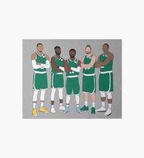 The Celtics' Big 5 Art Board