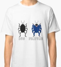 Bug vs Feature funny T-shirt Classic T-Shirt