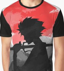 Samurai with sunset Graphic T-Shirt