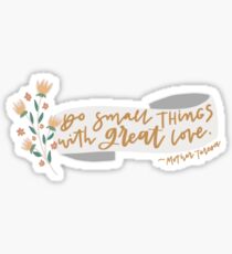 Mother Teresa Quote Sticker