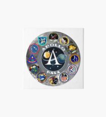 Apollo Mission Composite Logo Art Board