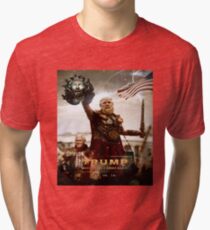 President Trump Slays Medusa Tri-blend T-Shirt