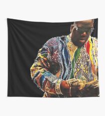 Biggie counting dollars Wall Tapestry