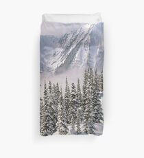 Winter Mountain Landscape - Forest - Frozen Duvet Cover