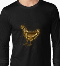 Chicken hen golden Gold Long Sleeve T-Shirt