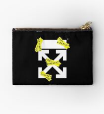 Off White Line Cross Studio Pouch