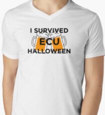 ECU Halloween Men's V-Neck T-Shirt
