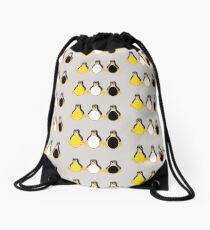 LINUX TUX PENGUIN 3 COLOR EGGS Drawstring Bag