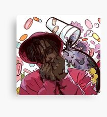 JUICE WRLD ON DRGS Canvas Print