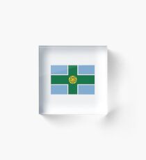 Derbyshire county flag Acrylic Block