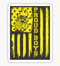Rooster Flag Sticker