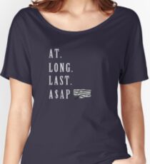 A$AP Rocky - At Long Last ASAP (ALLA) on black Women's Relaxed Fit T-Shirt