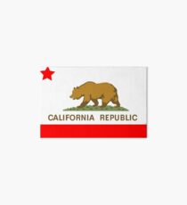 California California Coat of Arms Flag California Bear Animal Gift Art Board