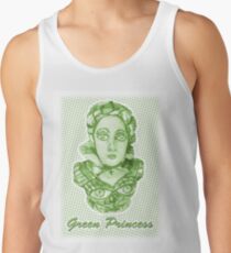 Grüne Prinzessin Tanktop für Männer