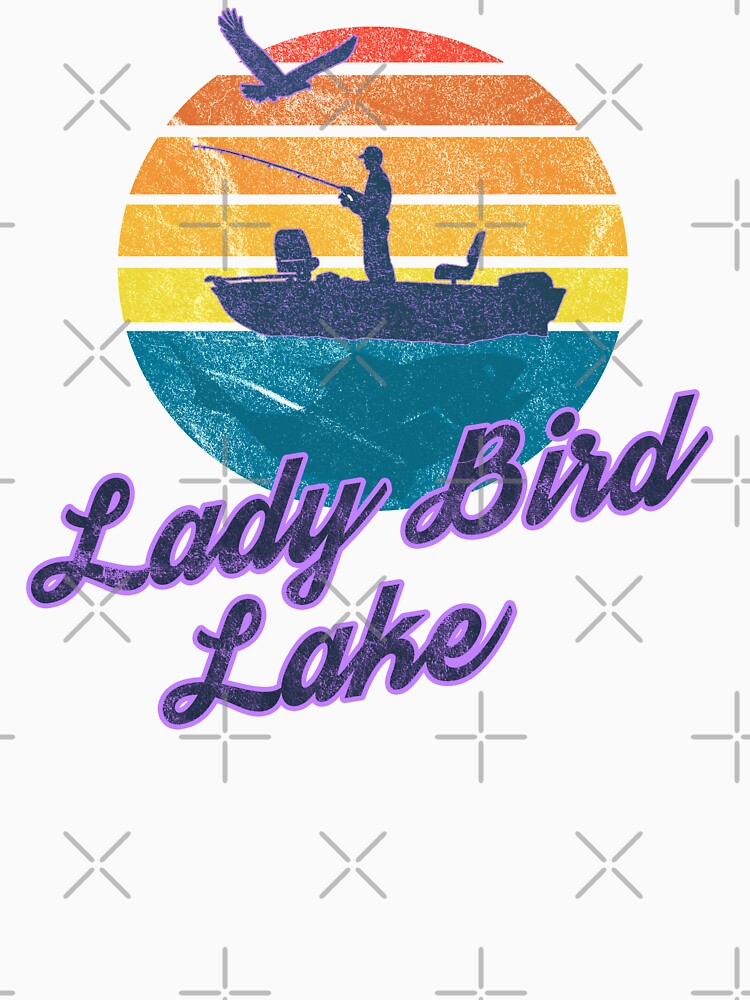 Lady Bird Lake Austin Texas USA America Great Lakes Fishing Trips Sail Boat T-Shirt & Gifts by lukeyr1