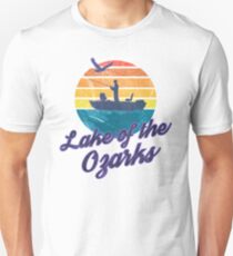 Lake of the Ozarks Missouri USA America Great Lakes Fishing Trips Sail Boat T-Shirt & Gifts Unisex T-Shirt