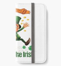 ST. PATRICK'S DAY LUCK OF THE IRISH LEPRECHAUN iPhone Wallet/Case/Skin