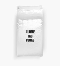 I Love Las Vegas Funny Gift Idea Duvet Cover