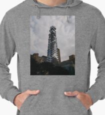 #sky, #architecture, #business, #city, #outdoors, #technology, #modern, #vertical, #colorimage, #NewYorkCity, #USA, #americanculture Lightweight Hoodie