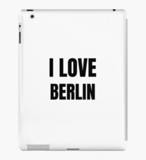 I Love Berlin Funny Gift Idea iPad-Hülle & Skin