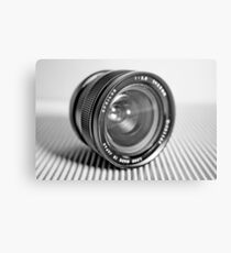 Macro Lens B&W II Metal Print