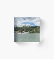 Sailboat Acrylic Block