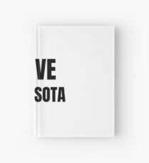 I Love Minnesota Funny Gift Idea Hardcover Journal