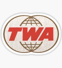 TWA Trans World Airlines USA Sticker