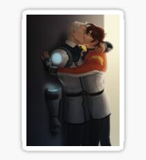 Hidden kiss Sticker