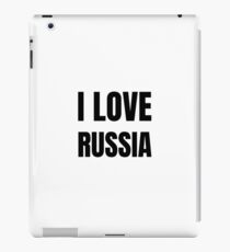 I Love Russia Funny Gift Idea iPad Case/Skin
