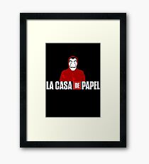 la casa de papel Framed Print