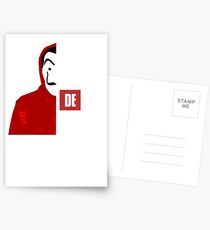 la casa de papel Postcards