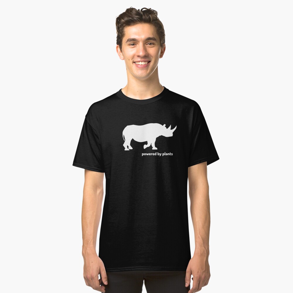 rhino powered by plants Classic T-Shirt