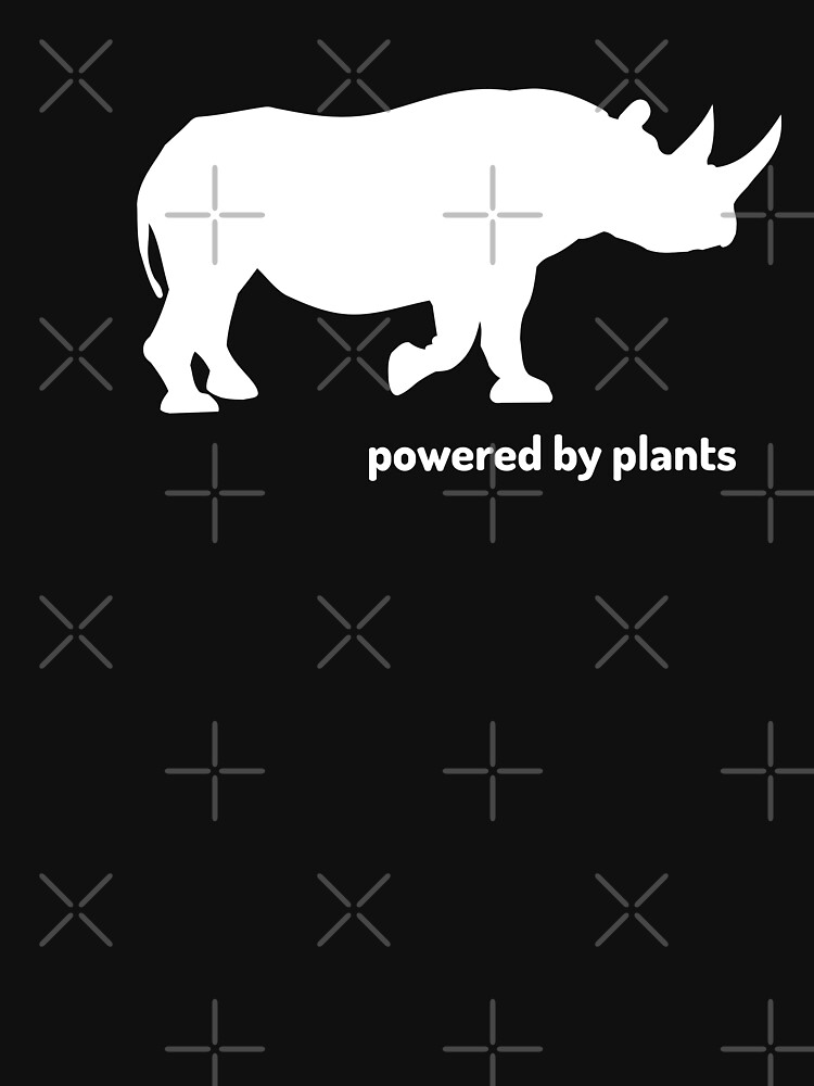 rhino powered by plants by PlantVictorious