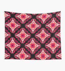 Pink and Black 1960’s Groove Wall Tapestry