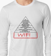 Wifi pyramid basis Long Sleeve T-Shirt