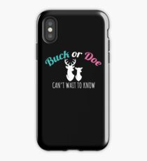 Gender Reveal Party Gift Daddy New Baby Boy Girl iPhone Case