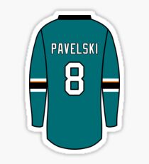 Joe Pavelski Jersey Sticker
