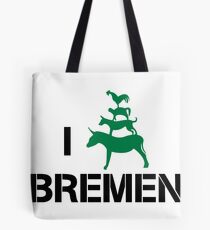 I Love Bremen Town Musicians Tote Bag