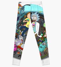 Rick and Morty spaceship Leggings