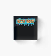 Old School Hip Hop Gift Mix Tape Dj Mixtape Acrylic Block