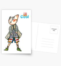 Fashion Digger - I am too Cool Postcards