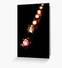 Chakra lights Greeting Card