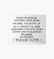 Vote, dude! Art Board