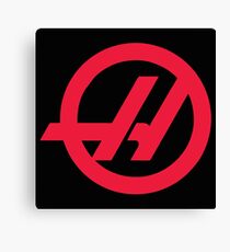 Haas F1 Logo Canvas Print