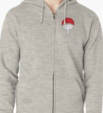 Uchiwa / Uchiha clan Zipped Hoodie