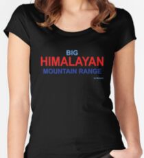 The vastness of the Himalayas on a T-shirt Women's Fitted Scoop T-Shirt