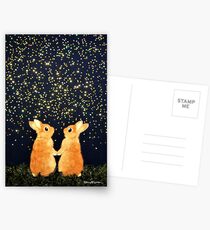 Suche nach Sternschnuppen (2008) Rabbit / Bunny Art Postkarten