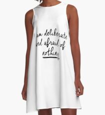 Audre Lorde Zitat A-Linien Kleid